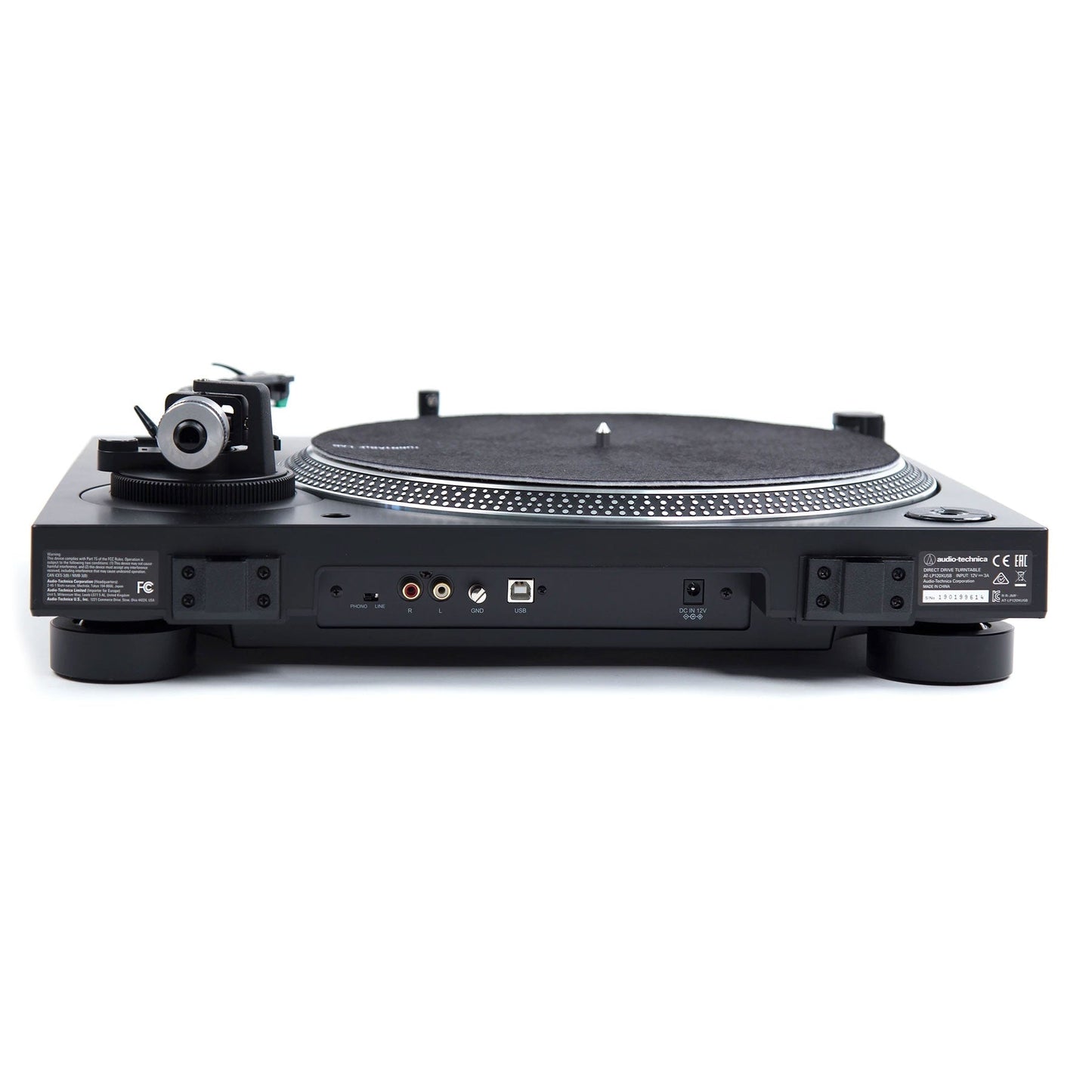 Audio-Technica: AT-LP120XBT-USB-BK Direct Drive Turntable w/ Bluetooth In 1