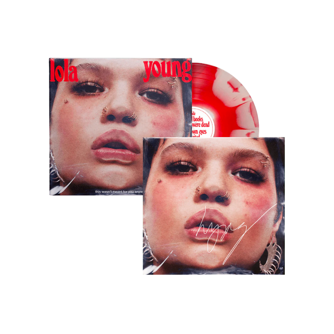 This Wasn't Meant For You Anyways - Signed Red/White Sunburst Vinyl