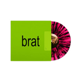 Brat - Pink With Black Splatter Vinyl