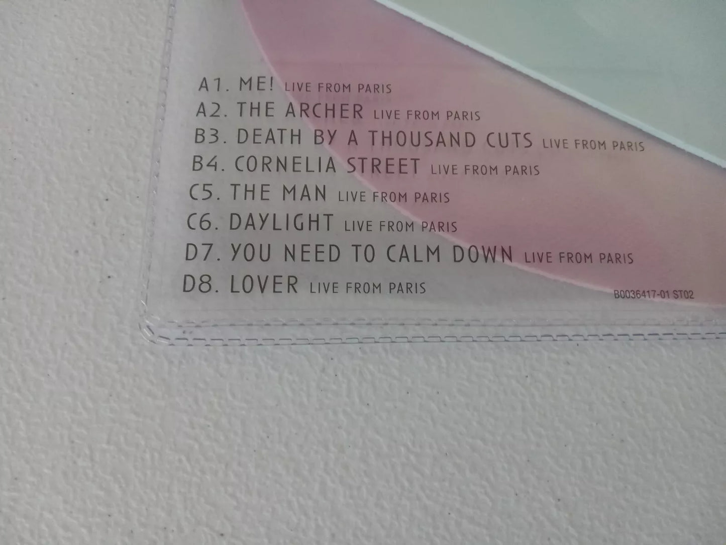 Taylor Swift - Lover (Live From Paris) (8", Shape, Pin + 8", Shape, Bab + Comp, S/Edition)