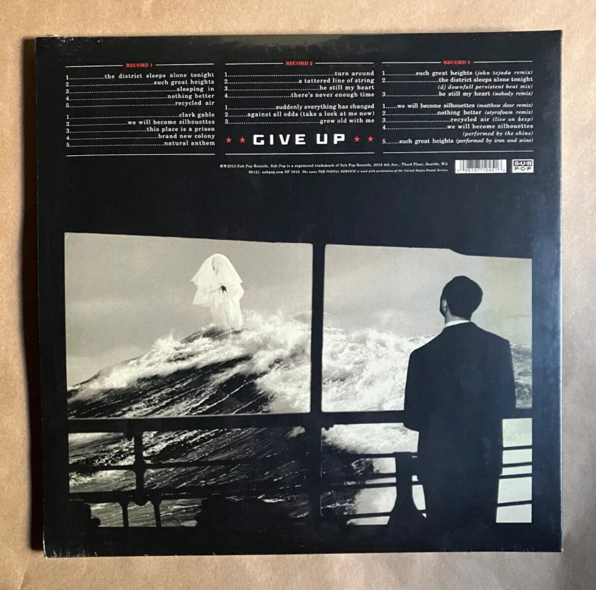 The Postal Service - Give Up (LP, Album, Ltd, RE, RM, Cle)