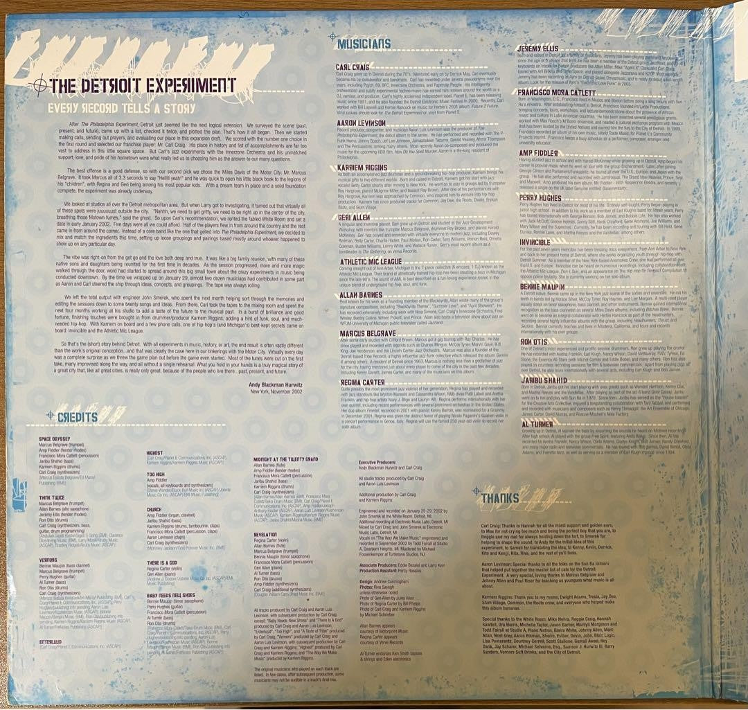 The Detroit Experiment - The Detroit Experiment (2xLP, Album)