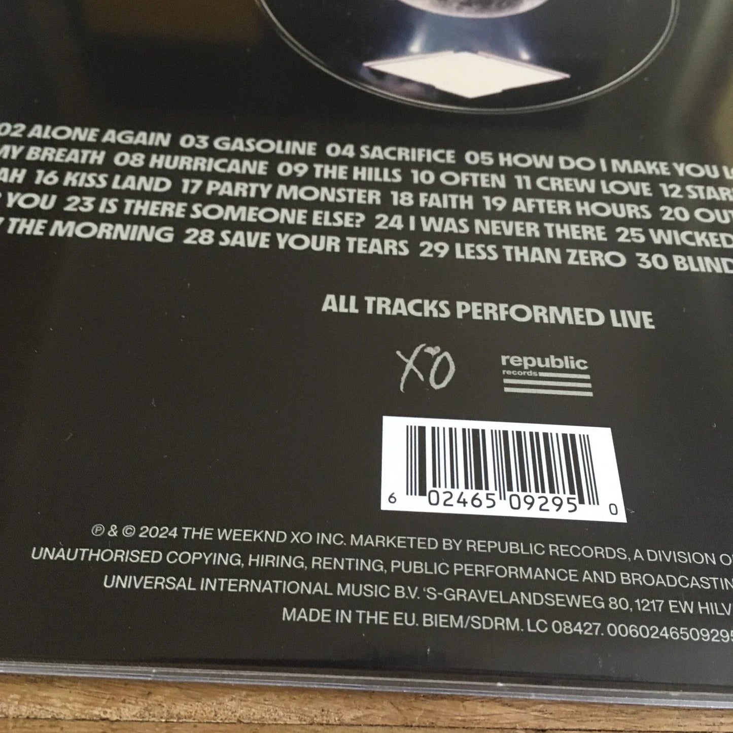 The Weeknd - Live At SoFi Stadium (3xLP, Album, RSD)