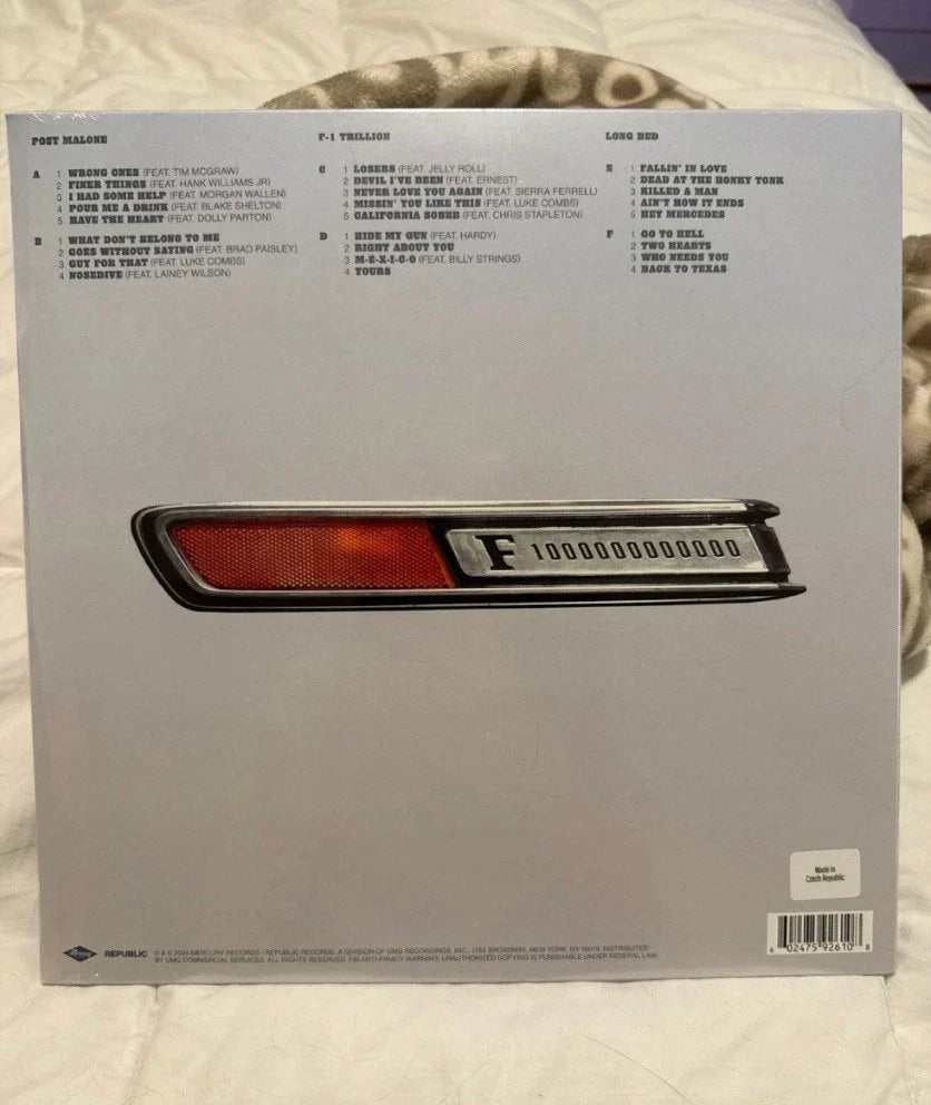 Post Malone - F-1 Trillion: Long Bed (LP, Blu + LP, Lig + LP, Cle + Album, Dlx)