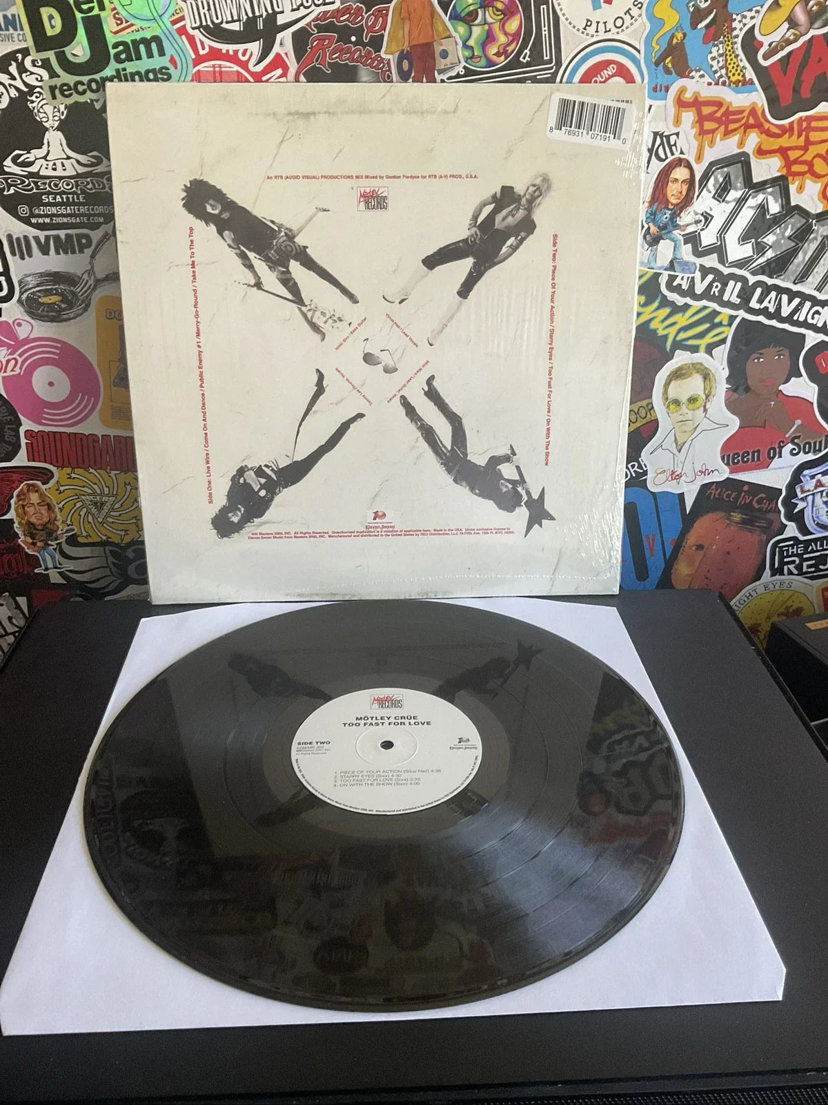 Mötley Crüe - Too Fast For Love (LP, Album, RP, 2nd)