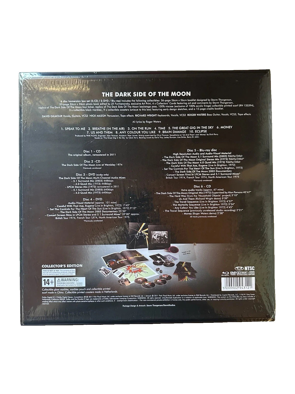 Pink Floyd - The Dark Side Of The Moon - Immersion Box Set (CD, Album, RE, RM + CD + DVD-V, Album, Quad, RE, R)