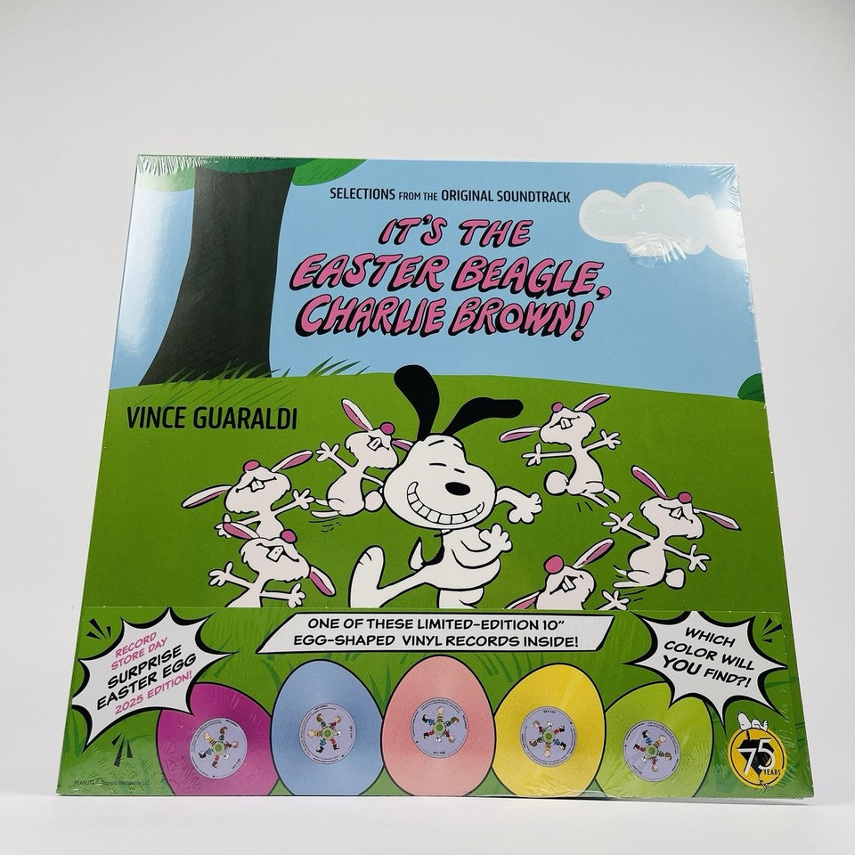 Vince Guaraldi - It's The Easter Beagle, Charlie Brown! (Selections From The Original Soundtrack) (10", Shape, Album, RSD, Bioplastic, Ltd, Num, Col)