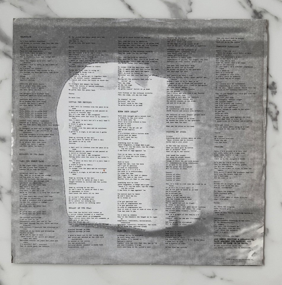 Rage Against The Machine - Rage Against The Machine (LP, Album)