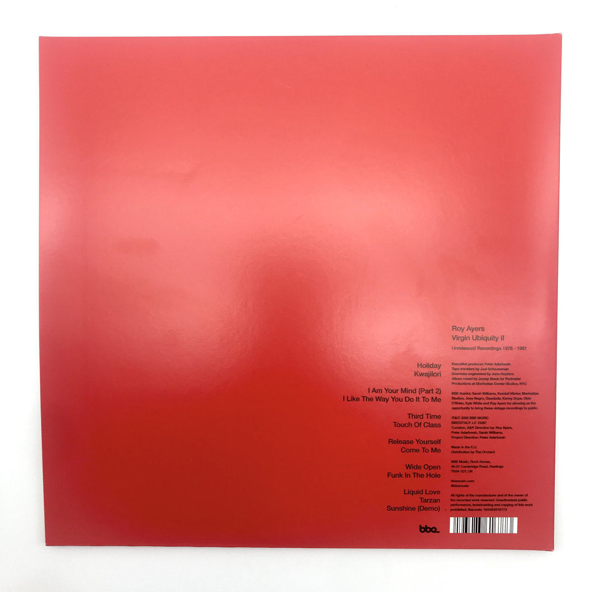 Roy Ayers - Virgin Ubiquity II (Unreleased Recordings 1976-1981) (3xLP, Album, Comp)