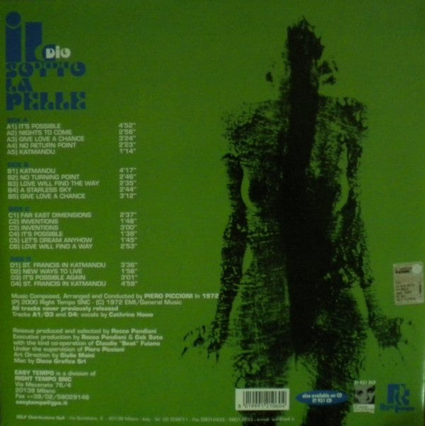 Piero Piccioni - Il Dio Sotto La Pelle (The Original Complete Motion Picture Soundtrack) (2xLP, Album)