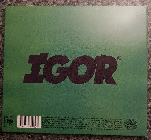 Tyler, The Creator - Igor (CD, Album, Ltd, Gre)