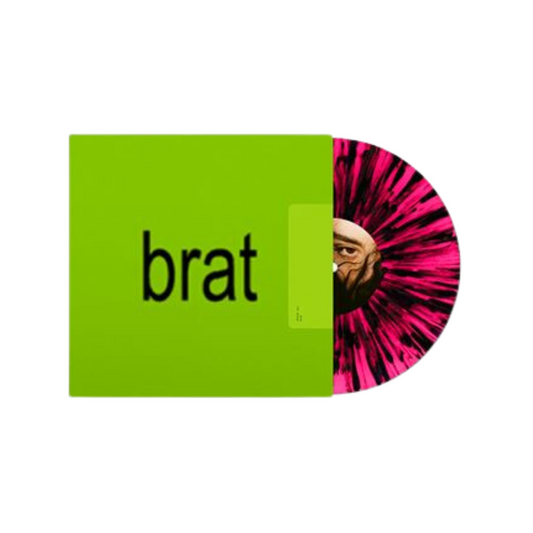 Brat - Pink With Black Splatter Vinyl