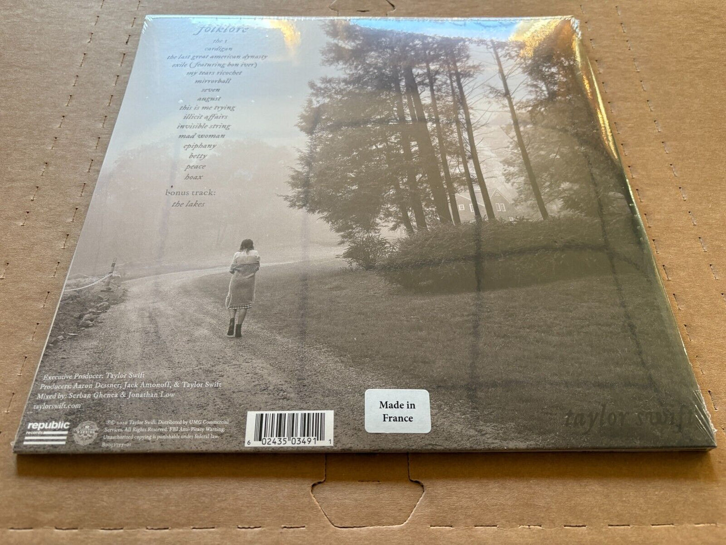 Taylor Swift - Folklore (2xLP, Album, Dlx, Ltd, Pur)