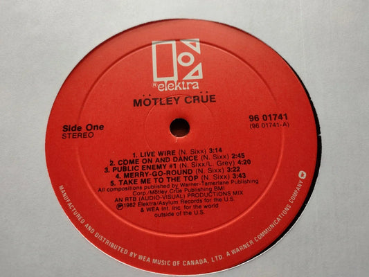 Mötley Crüe - Too Fast For Love (LP, Album, Ltd, RE + 7, Ltd)