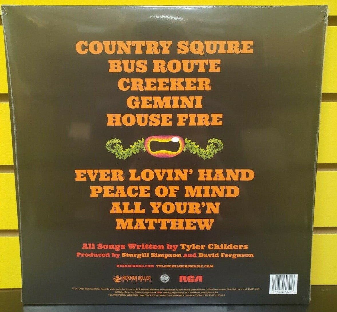 Tyler Childers - Country Squire (LP, Album, Ltd, Yel)