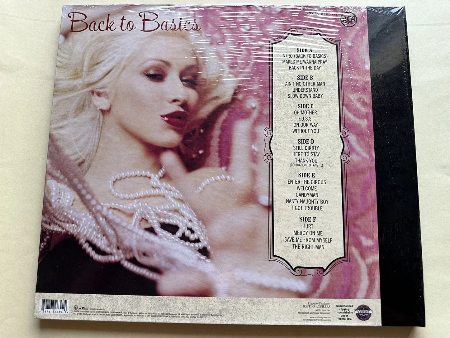 Christina Aguilera - Back To Basics (3xLP, Album, Ltd, Num)