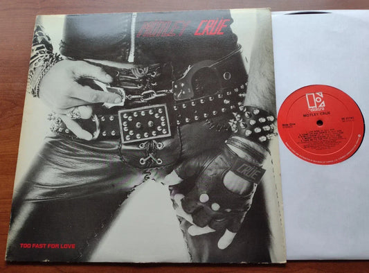 Mötley Crüe - Too Fast For Love (LP, Album, Ltd, RE + 7, Ltd)