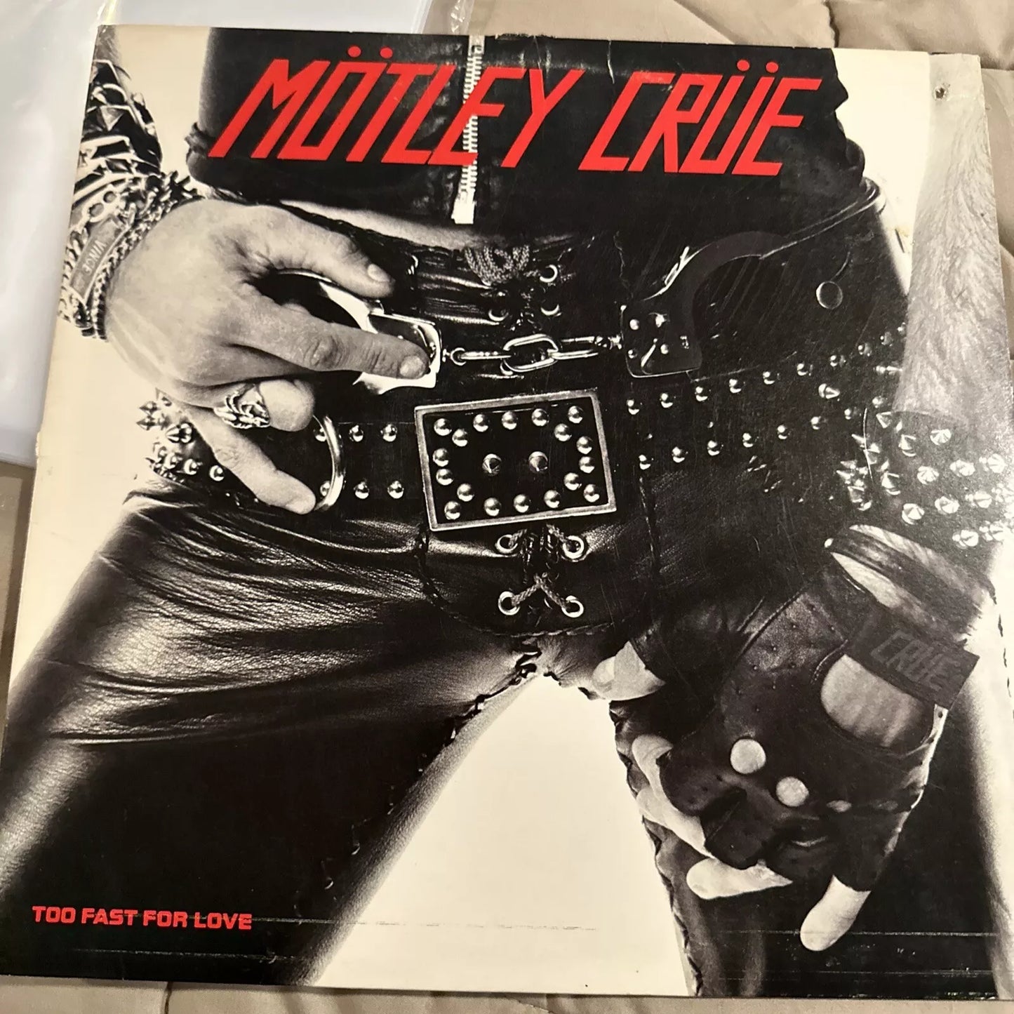 Mötley Crüe - Too Fast For Love (LP, Album, RP, 3rd)