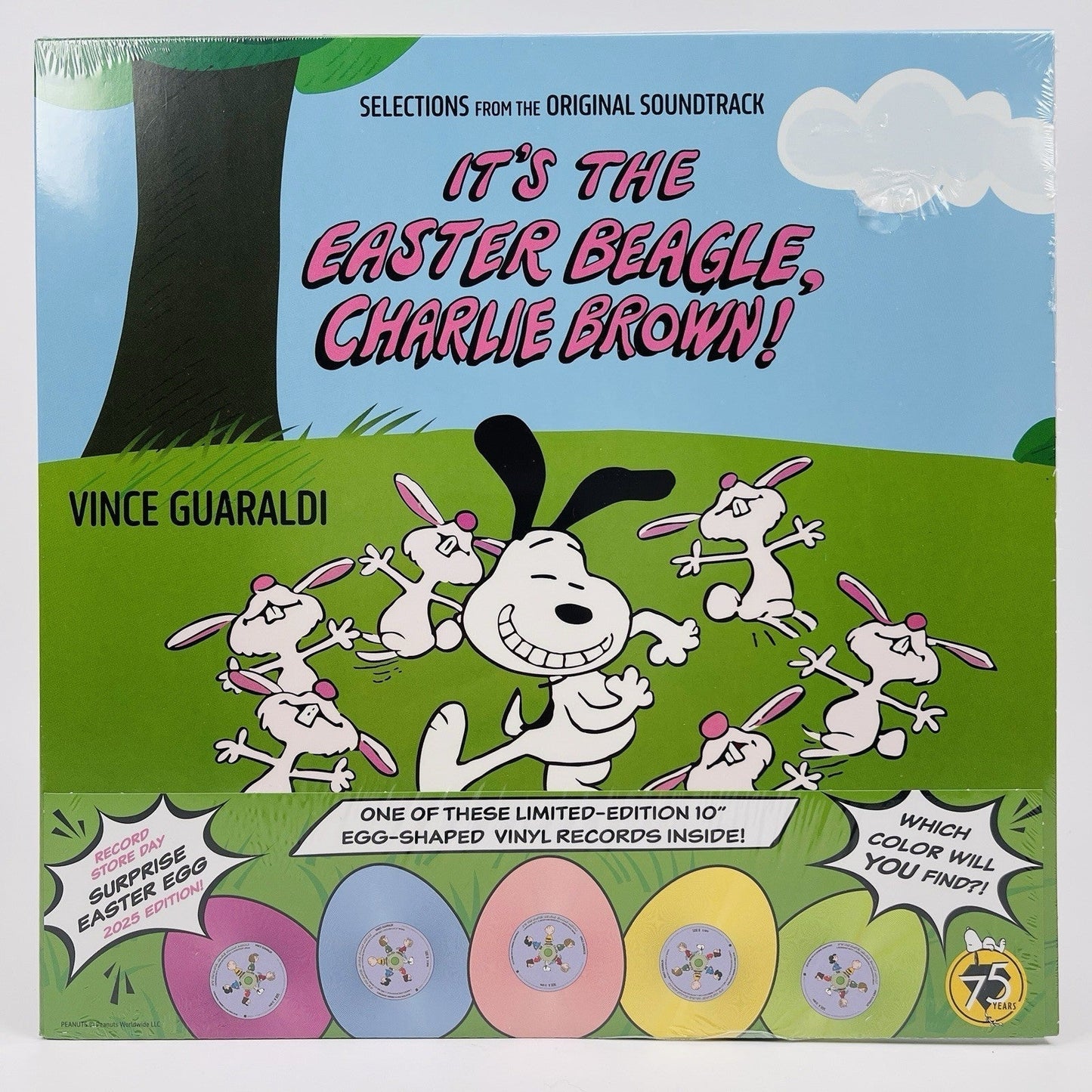 Vince Guaraldi - It's The Easter Beagle, Charlie Brown! (Selections From The Original Soundtrack) (10", Shape, Album, RSD, Bioplastic, Ltd, Num, Col)