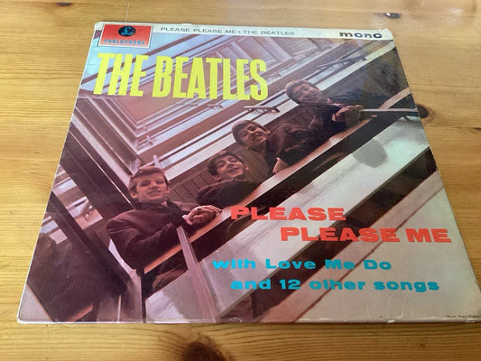 The Beatles - Please Please Me (LP, Album, Mono, RE, RM, 180)