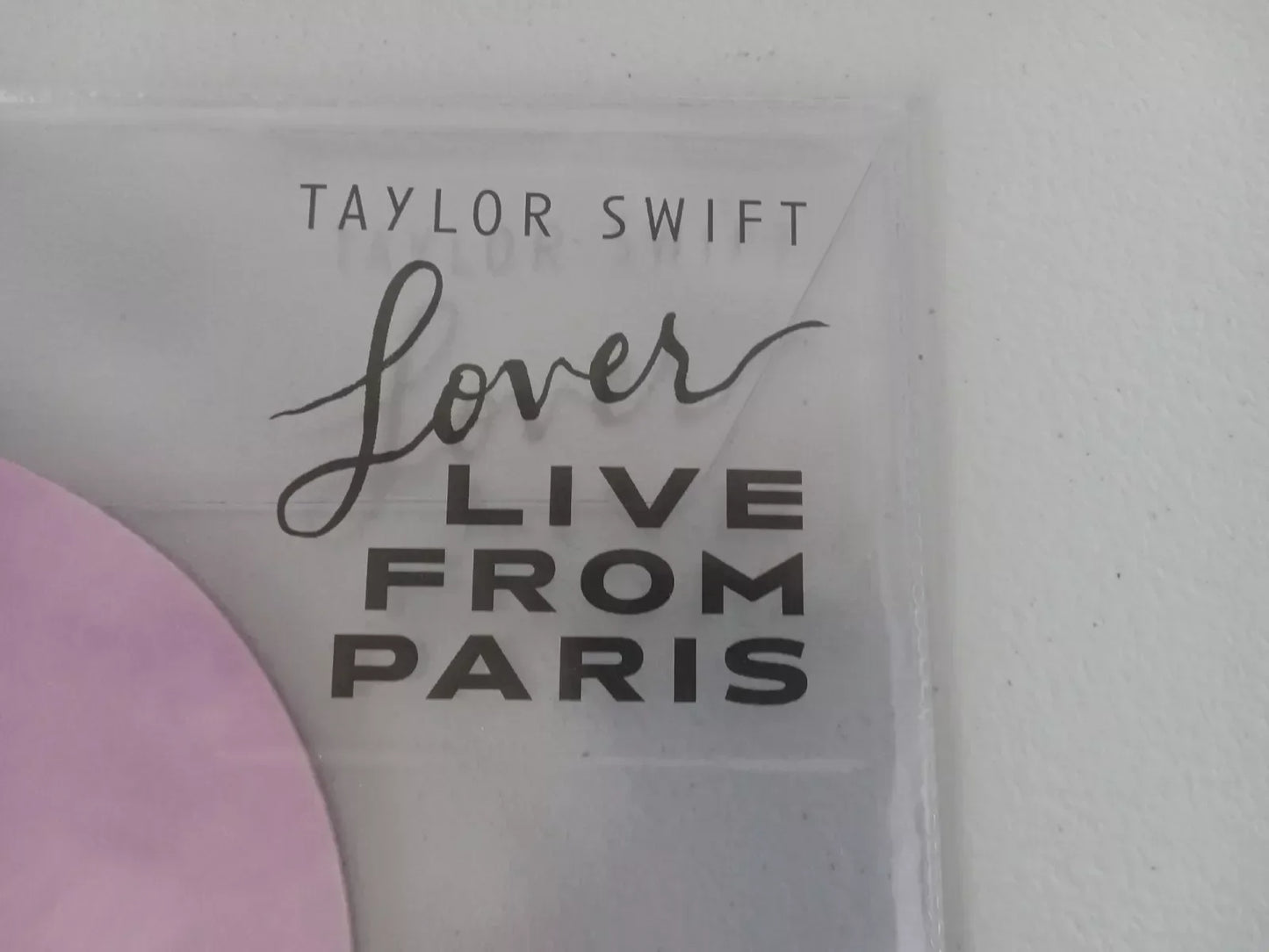 Taylor Swift - Lover (Live From Paris) (8", Shape, Pin + 8", Shape, Bab + Comp, S/Edition)
