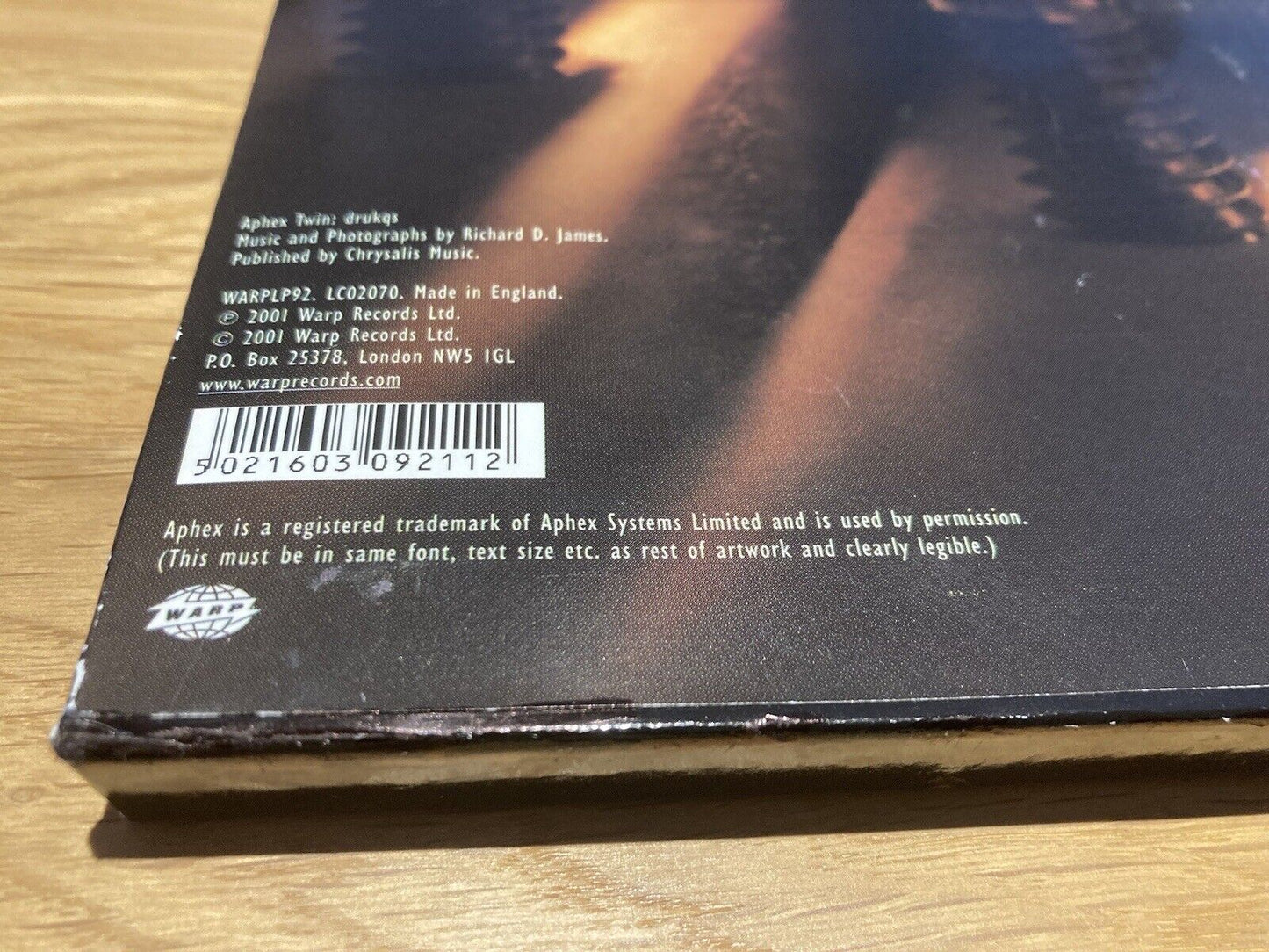 Aphex Twin – Drukqs (2x12" + 2xLP, Box Set, Album)