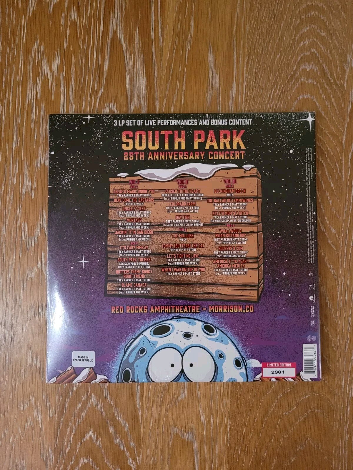 Various - South Park 25th Anniversary Concert (3xLP, RSD, Ltd, Num, Blu)