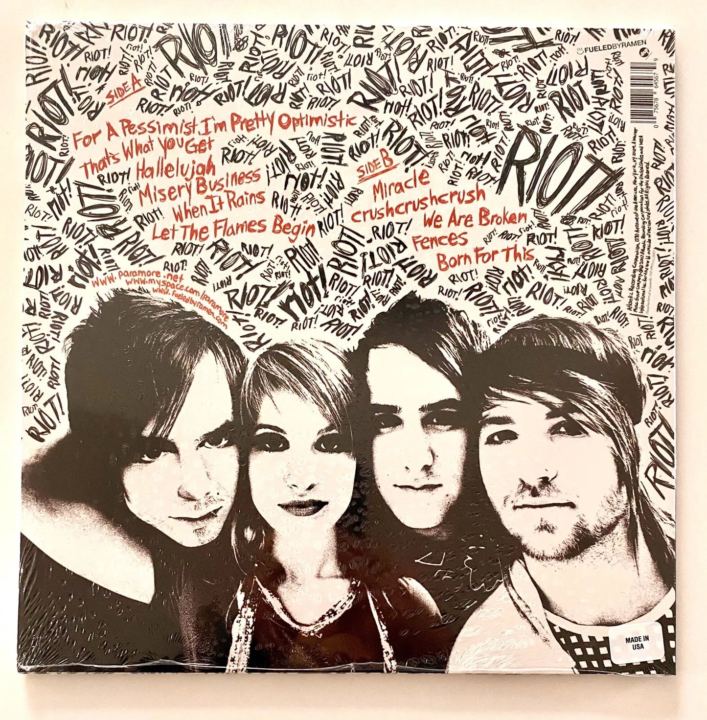 Paramore - Riot! (LP, Album, Ltd, Ora)