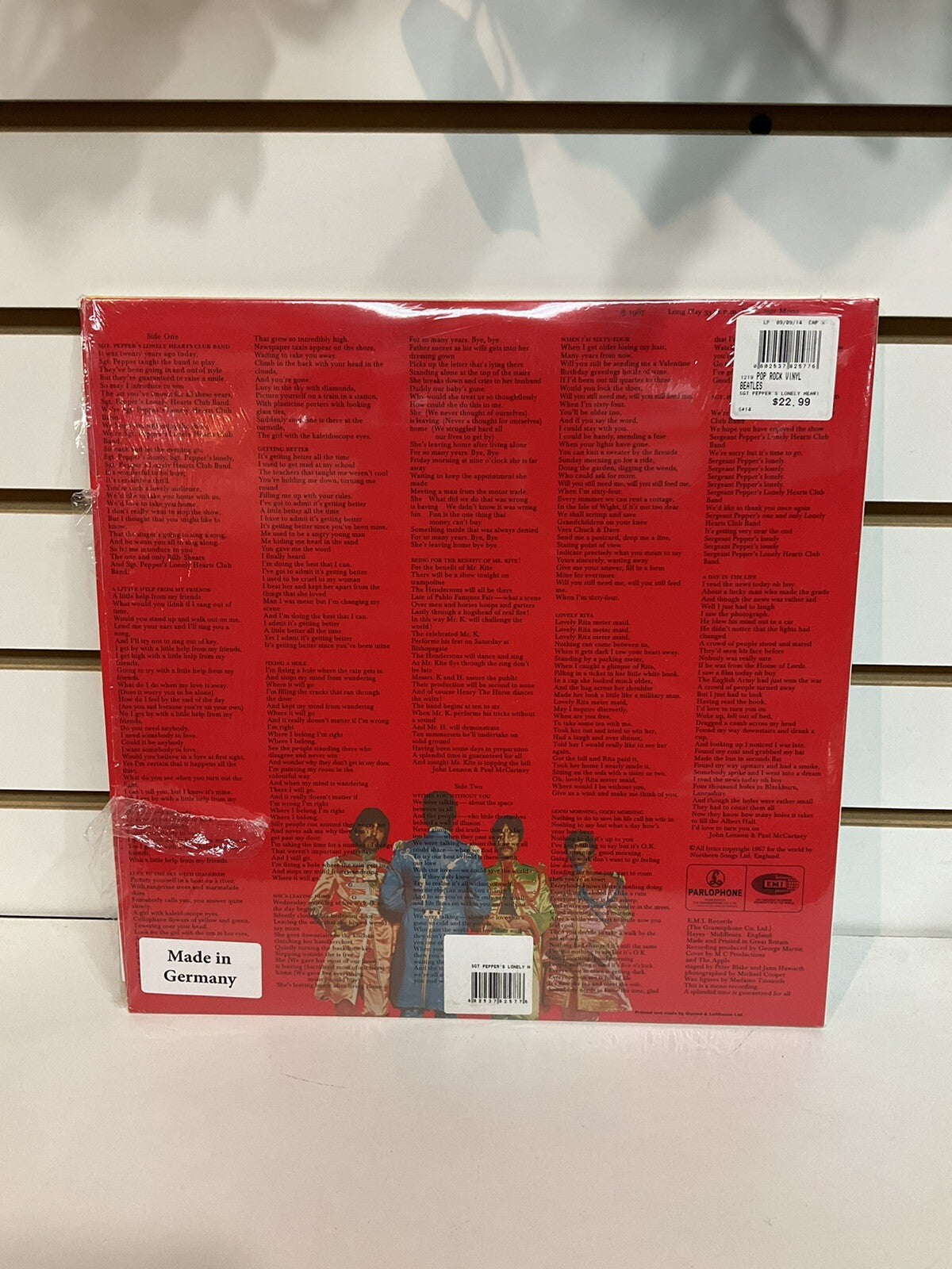 The Beatles - Sgt. Pepper's Lonely Hearts Club Band (2xLP, Album, RE, S/Edition, Ann)