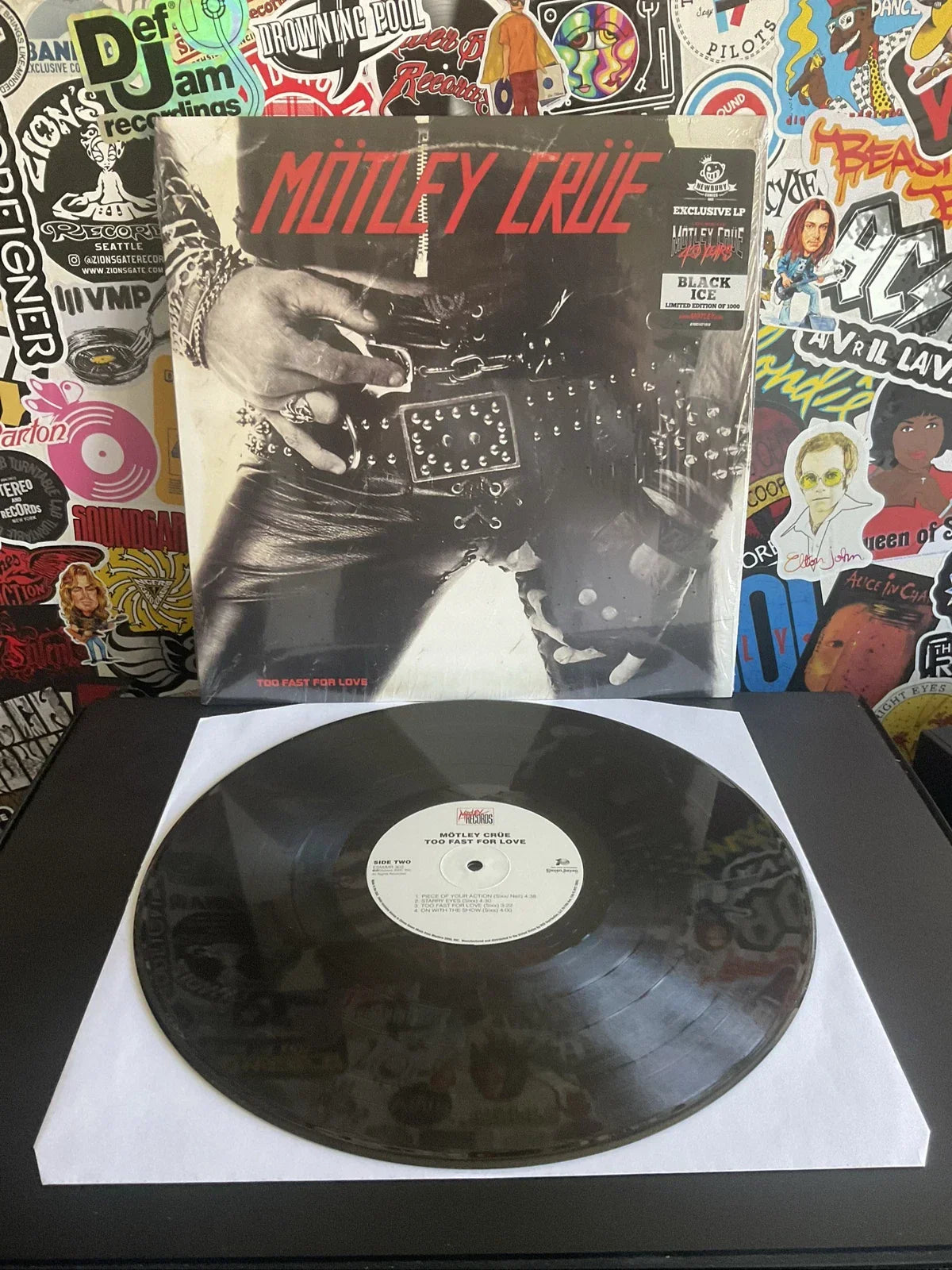 Mötley Crüe - Too Fast For Love (LP, Album, RP, 2nd)
