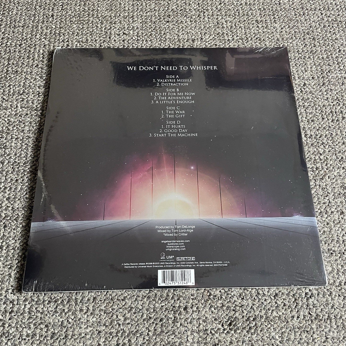 Angels & Airwaves - We Don't Need To Whisper (LP + LP, SSided, Etch + Album, Ltd, RE, RP, Bla)