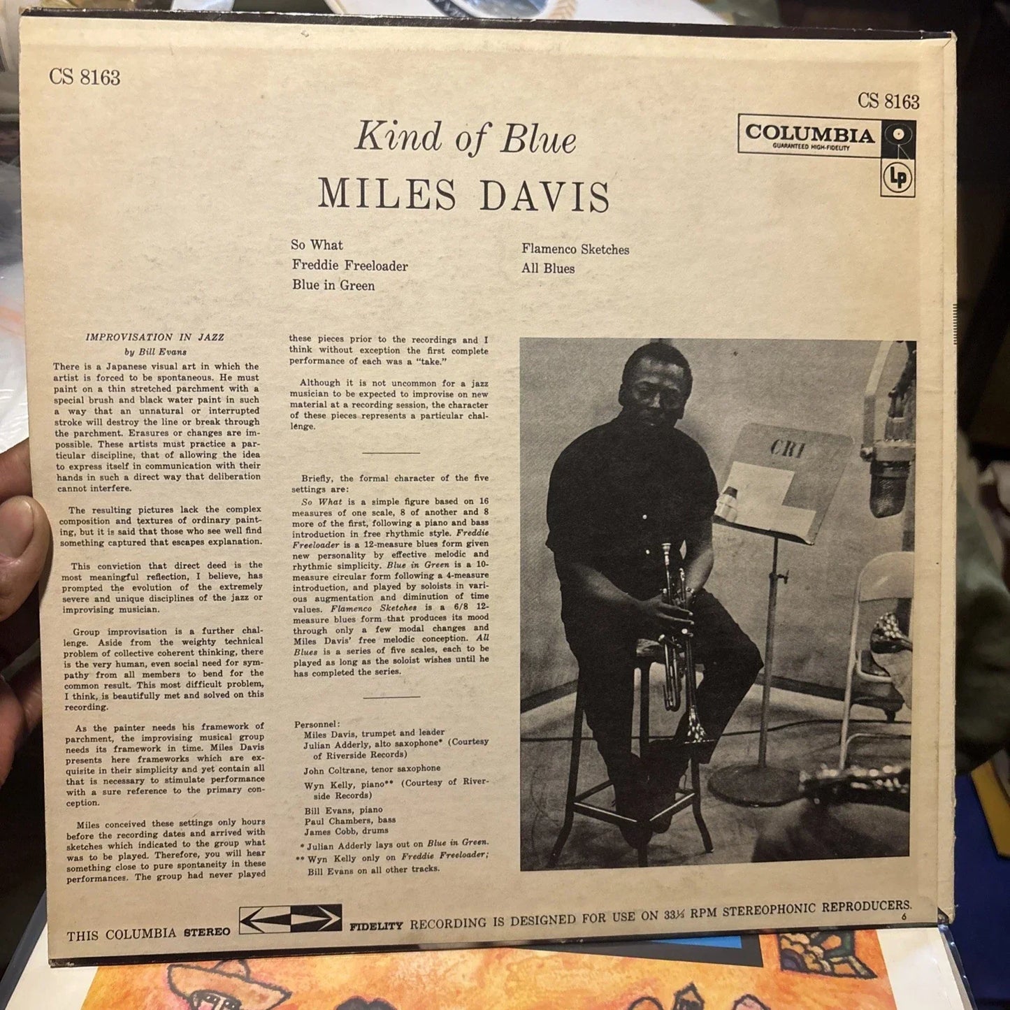 Miles Davis - Kind Of Blue (LP, Album, RE, Blu)