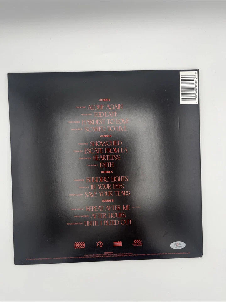 The Weeknd - After Hours (2xLP, Album, Dlx, Ltd, Cle)
